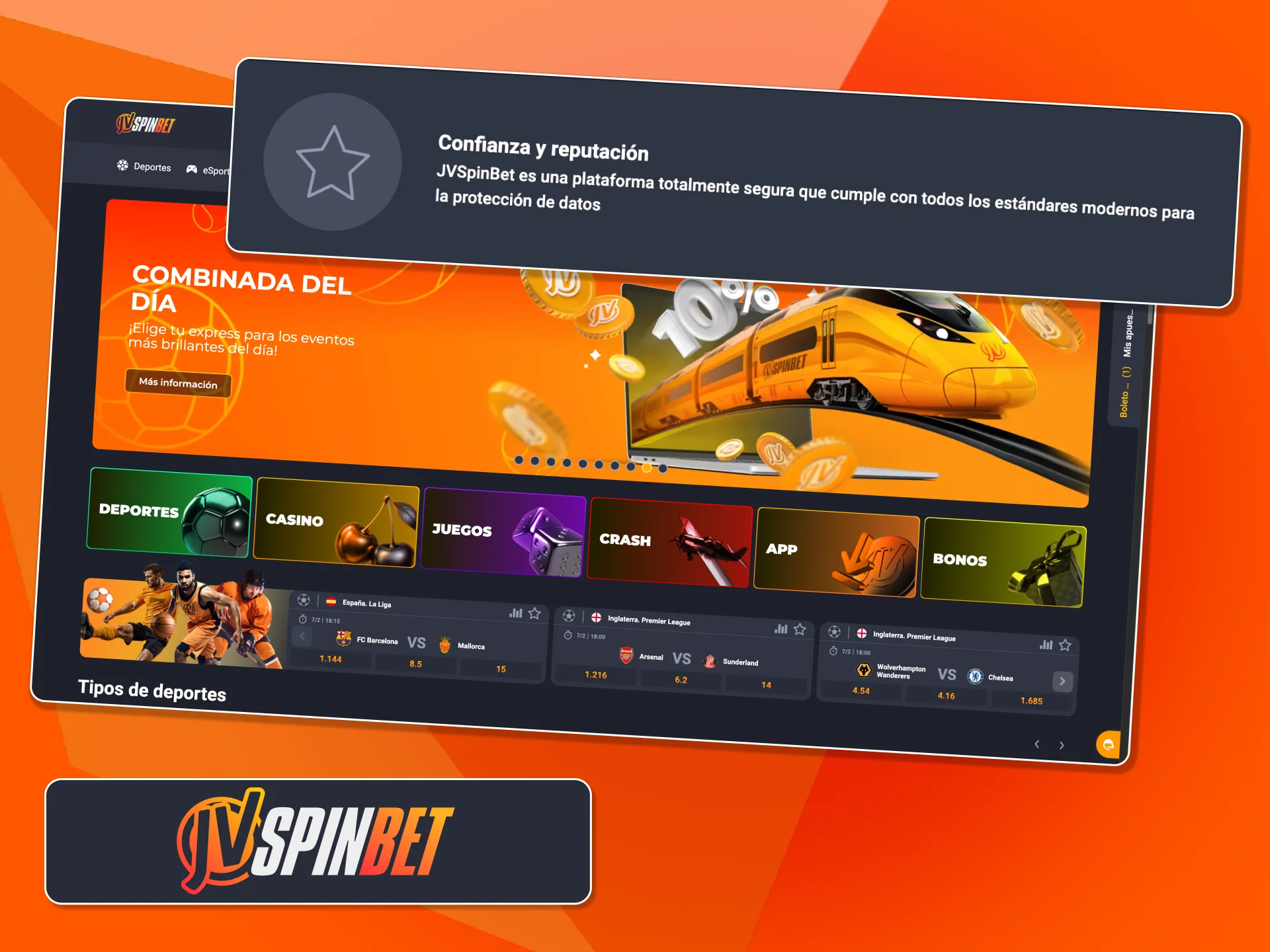 Conocé la historia de JVSpin y apostá en una plataforma con licencia internacional.