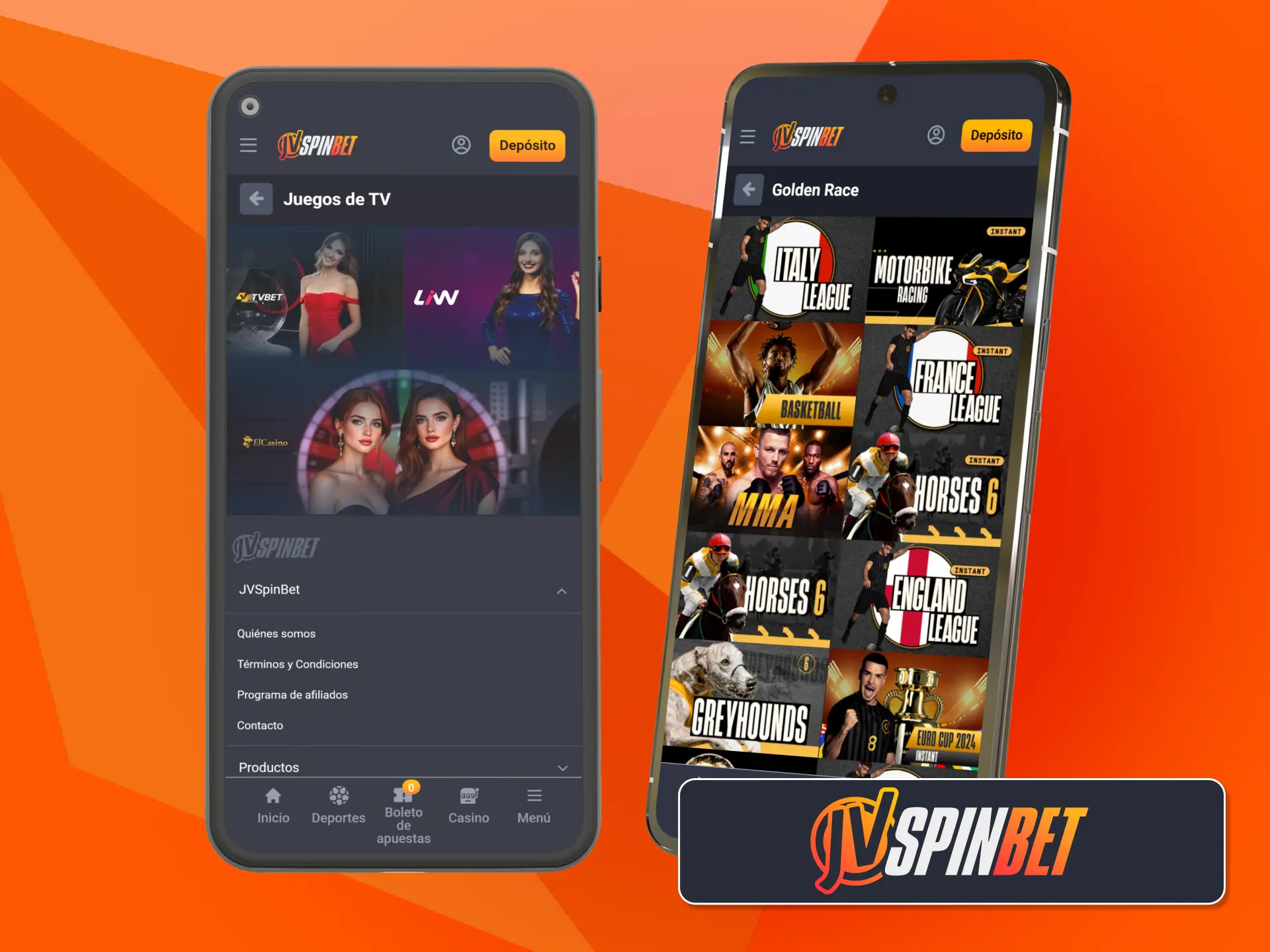 Verificá la lista de smartphones aptos para la JVSpin Android App.