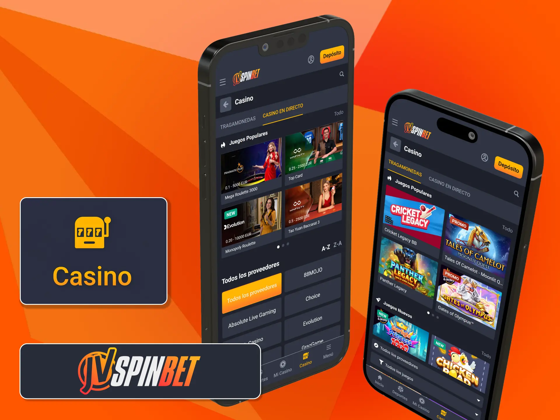 Divertite con los tragamonedas más populares en la JVSpin App.