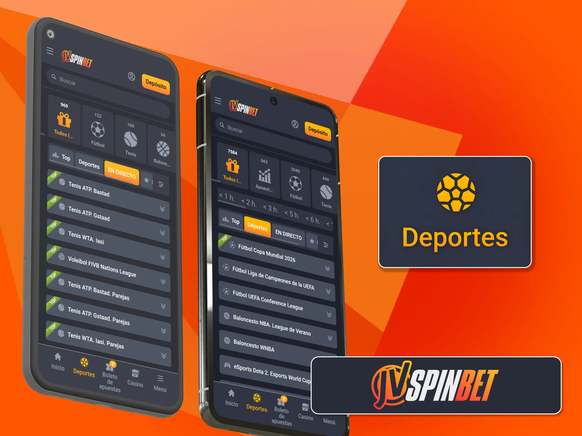 Apostá a tus equipos de fútbol preferidos usando la JVSpin App.