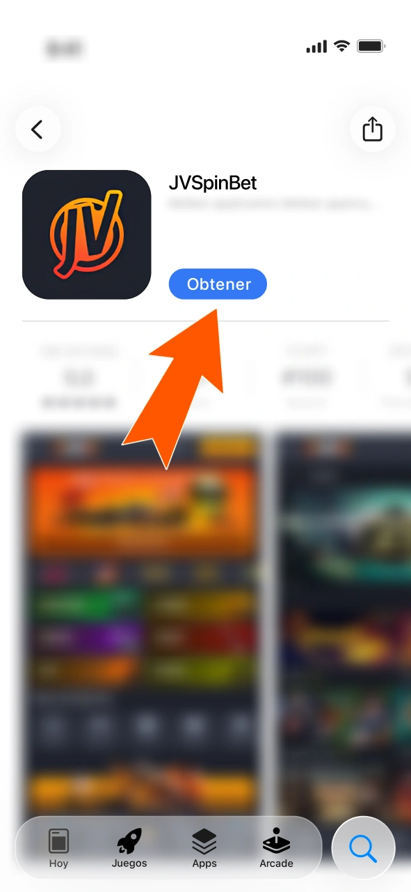 Otorgá los permisos correspondientes de sistema para la iOS JVSpin App.