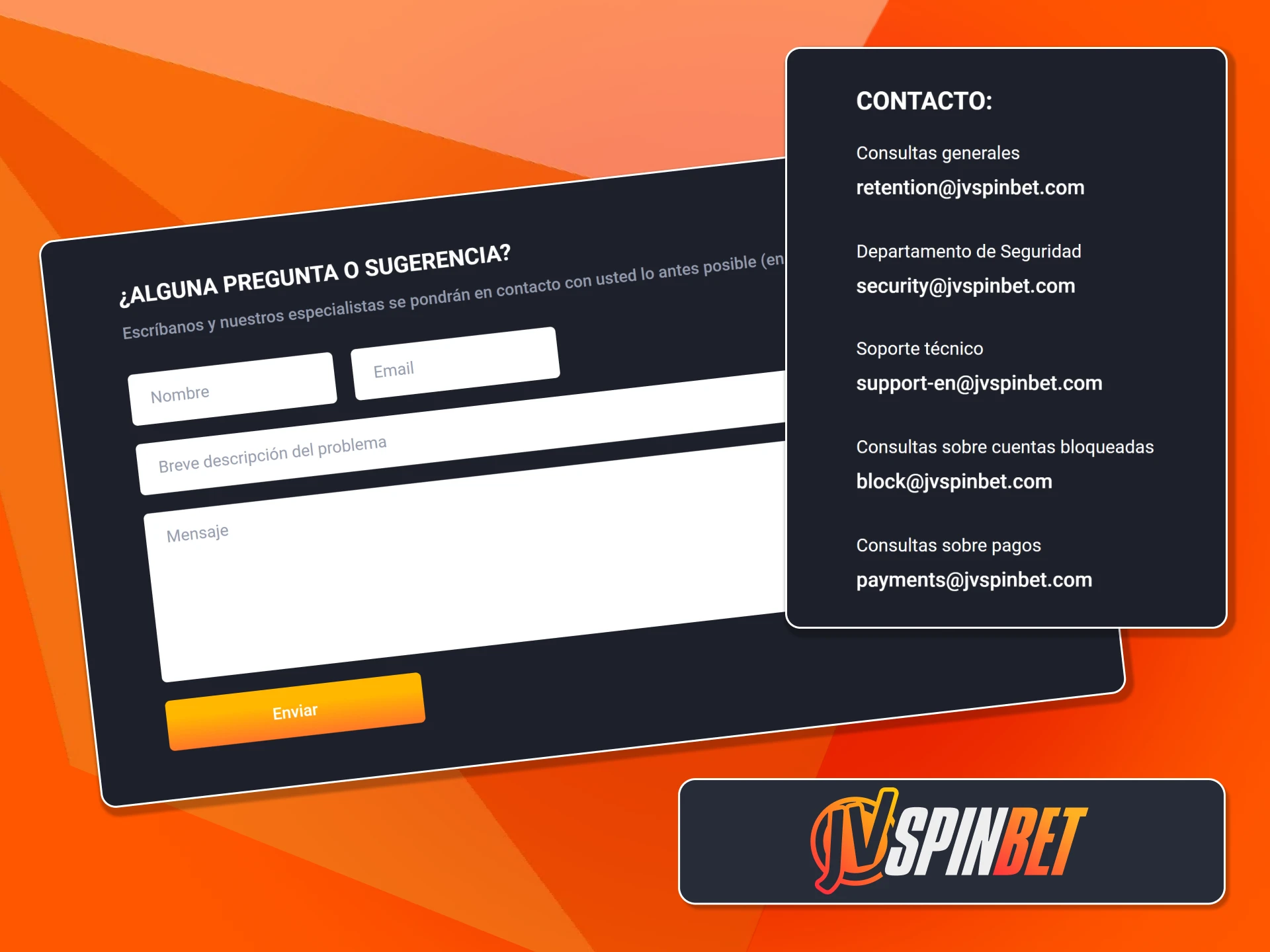 Resolvé tus dudas hablando con el soporte técnico de JVSpin.