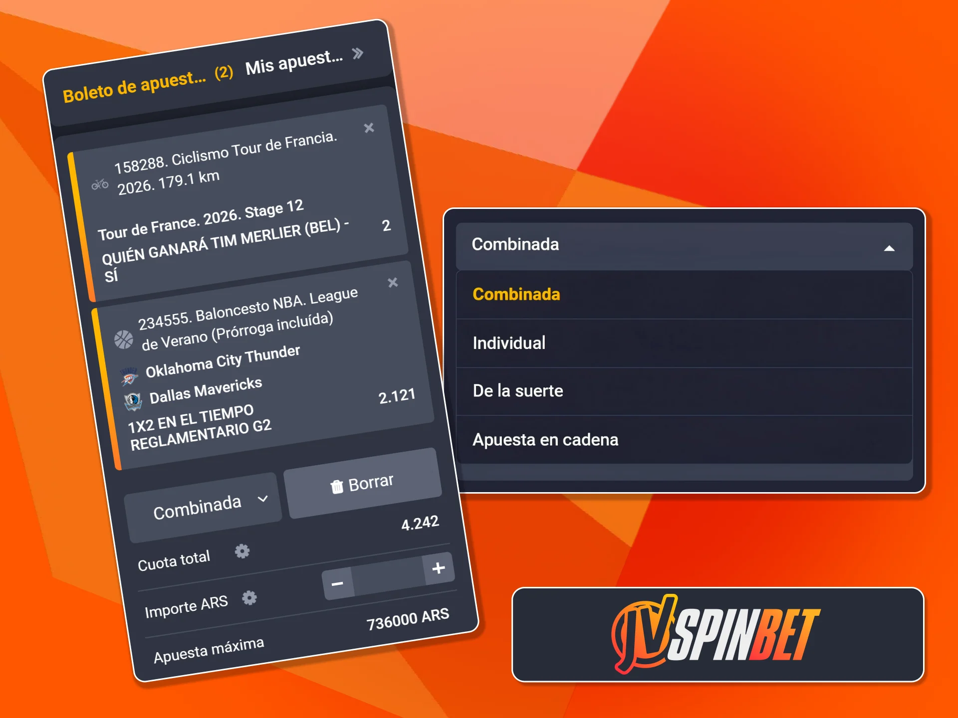 Aprendé sobre los diferentes mercados disponibles para apostar en JVSpin.