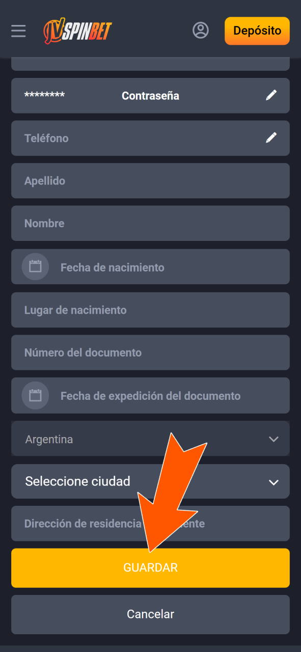 Esperá el mensaje confirmando la verificación de tu cuenta en JVSpin.